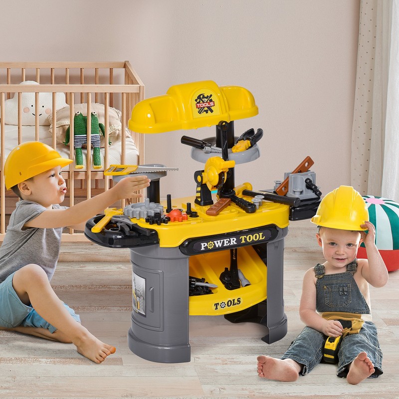 Children's Workbench & Tool Playset with Accessories 