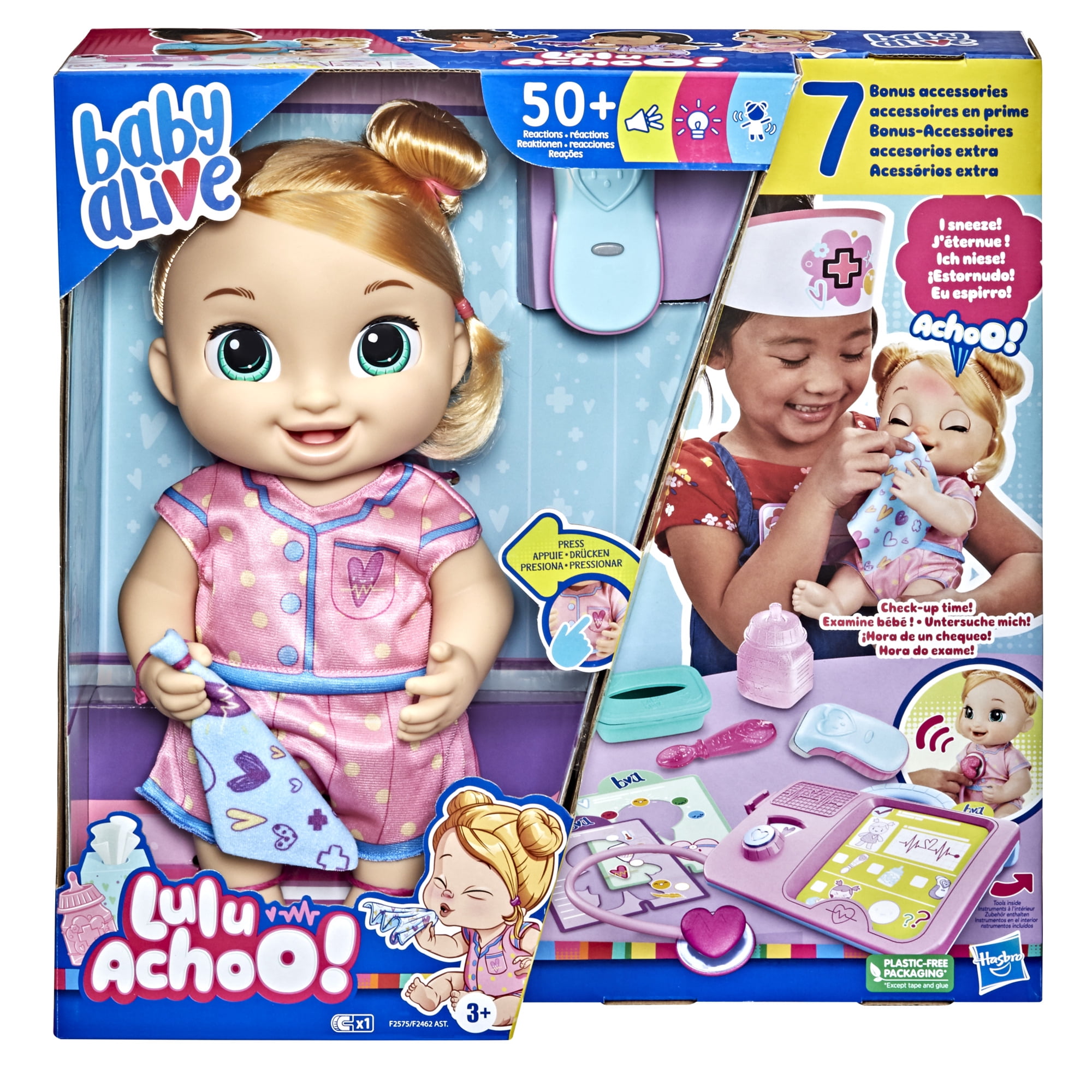 Super Cute Baby Alive Better Now Baby Doll W/ Play Stethoscope By Hasbro New! 