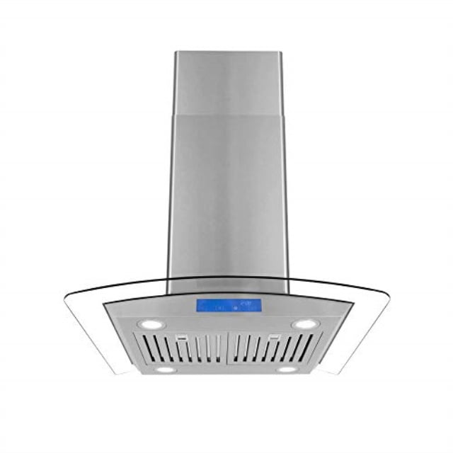 Cosmo Cos 668ics750 30 In Island, Vent Fan With Light Over Stove