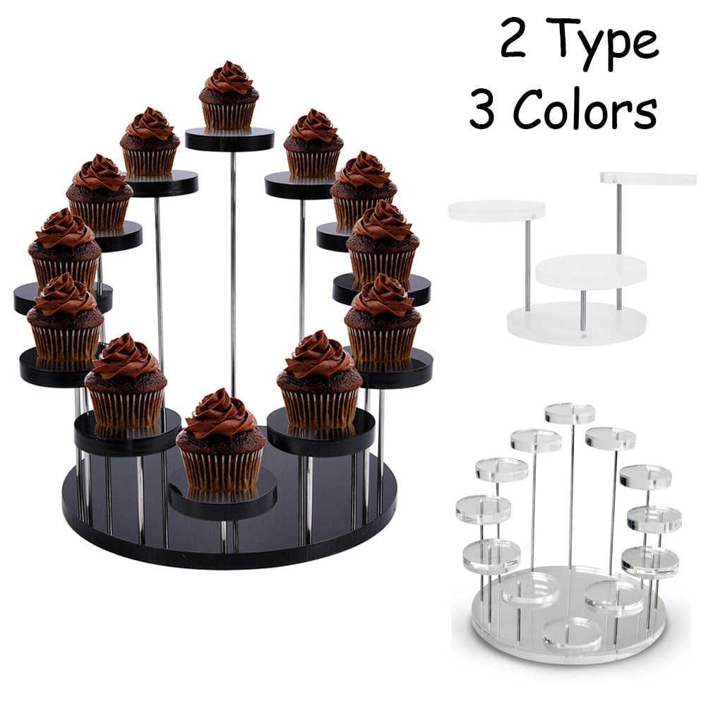 Cupcake Stand Acrylic Display Stand For jewelry Cake Dessert Rack Party DYJUNIU 