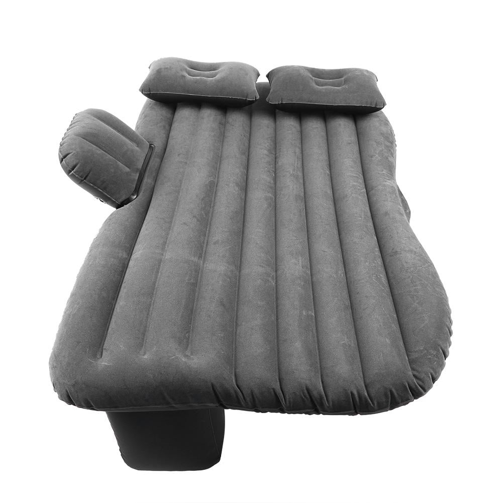 Inflatable Travel Car Air Bed Camping Mattress Back Seat Sleep Rest Sofa w/ Pump 