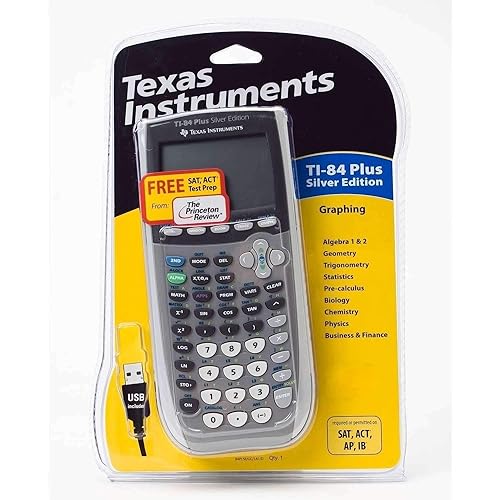 Texas Instruments Ti84plscesilver Ti-84 Plus CE Graphing Calculator for sale online 