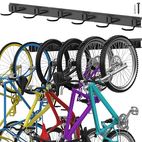 4x Bike Storage Rack Hook Wall Mount Vertical Garage Bicycle Hanger Stand Holder 