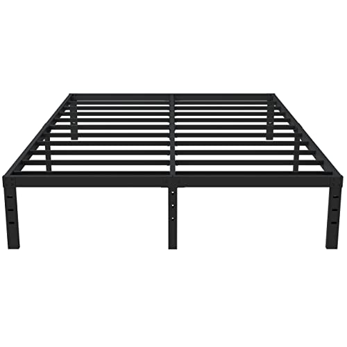 Metal Platform Queen Size Bed Frames, Queen Bed Frame For No Box Spring