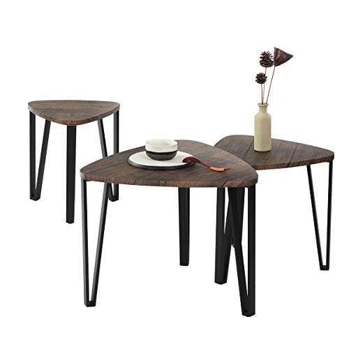 End Table Living Room Industrial End Table Modern End Table Wood Side Table Nesting Tables Wood End Table