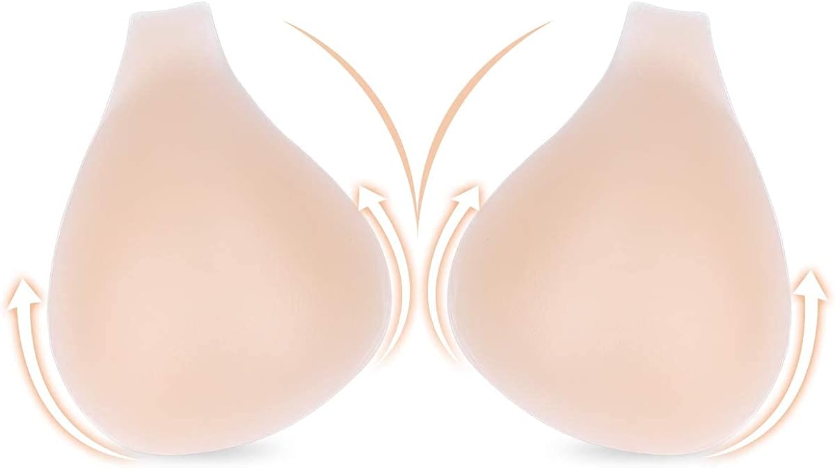 Invisible Adhesive Bra Rabbit Shape Silicone Nipple Cover Deep V Breast Lifting 