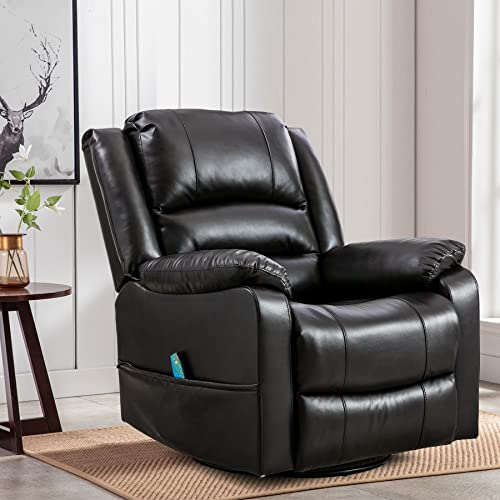 Gyutei Leather Recliner Chair 360, Single Recliner Sofa Ikea