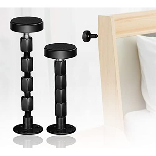 Neatbuddy 2pc Black Adjustable Bed, How To Stop Your Headboard Banging