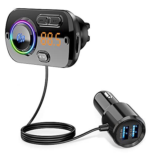 Bluetooth Car Kit FM Transmitter,MP3 USB Ladegerät Auto Smartphone Halterung 