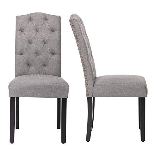 Dining Chair Set Of 2 For Kitchen, Upholstered Dining Room End Chairs Philippines