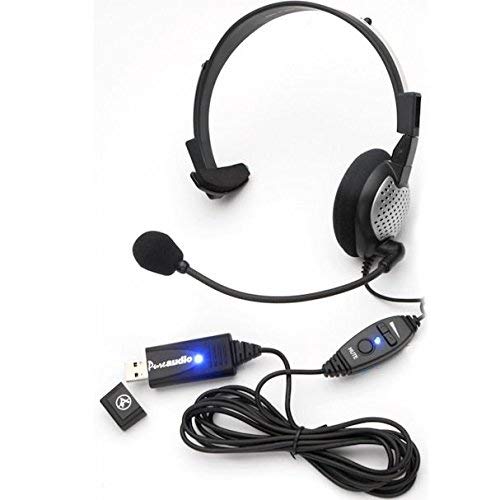 New! Nuance Dragon Headset with Microphone 