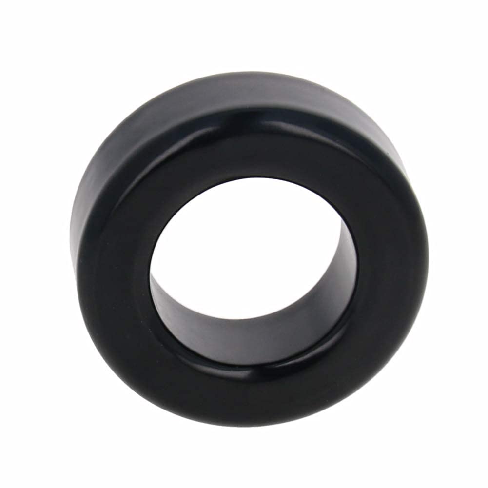 Black 5pcs Fielect Toroid Core Ferrite Chokes Ring Iron Powder Inductor Ferrite Rings 24.1 x 39.9 x 14.5mm