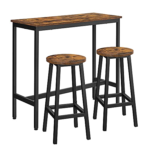 Kitchen Bar Table With Stools Set, Dining Table With Bar Stools