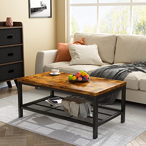 Awqm Industrial Coffee Table With, Rustic Factory Cart Coffee Table Taiwan