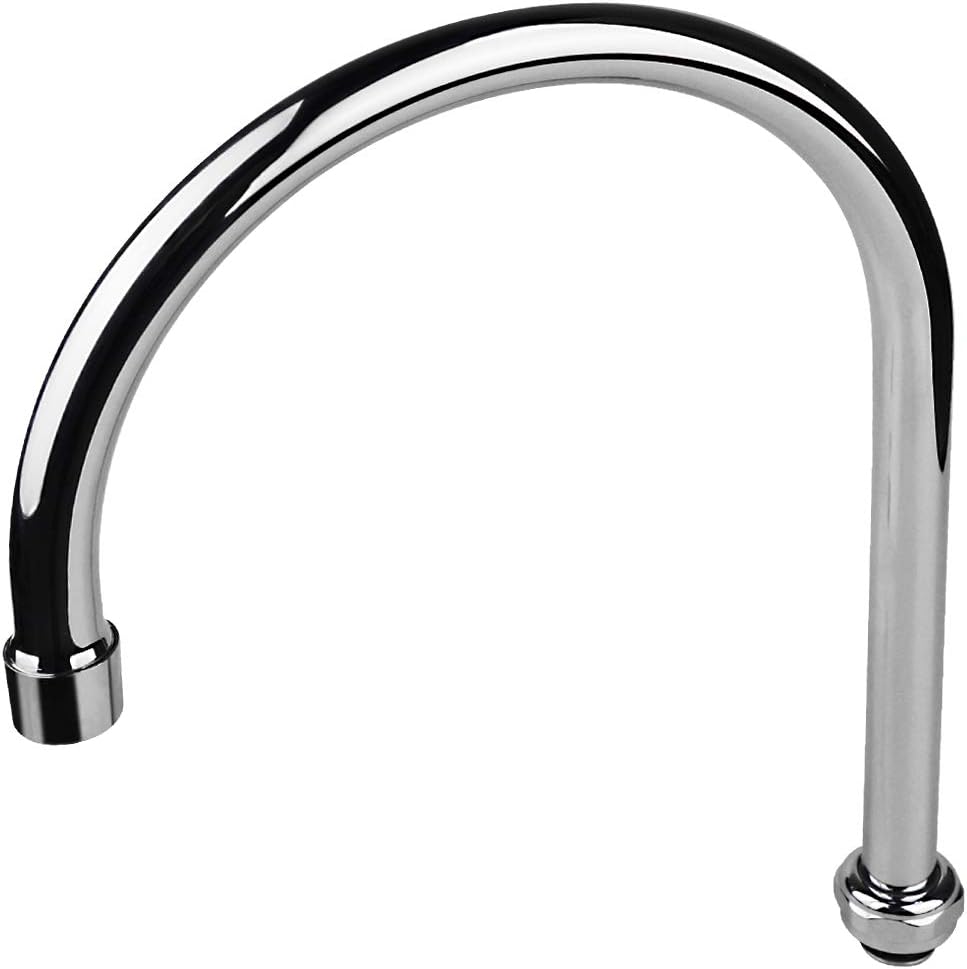 KWODE Faucet Replacement 8 Inch Spout Stainless Steel for Wall Mount Kitchen Commercial Faucet