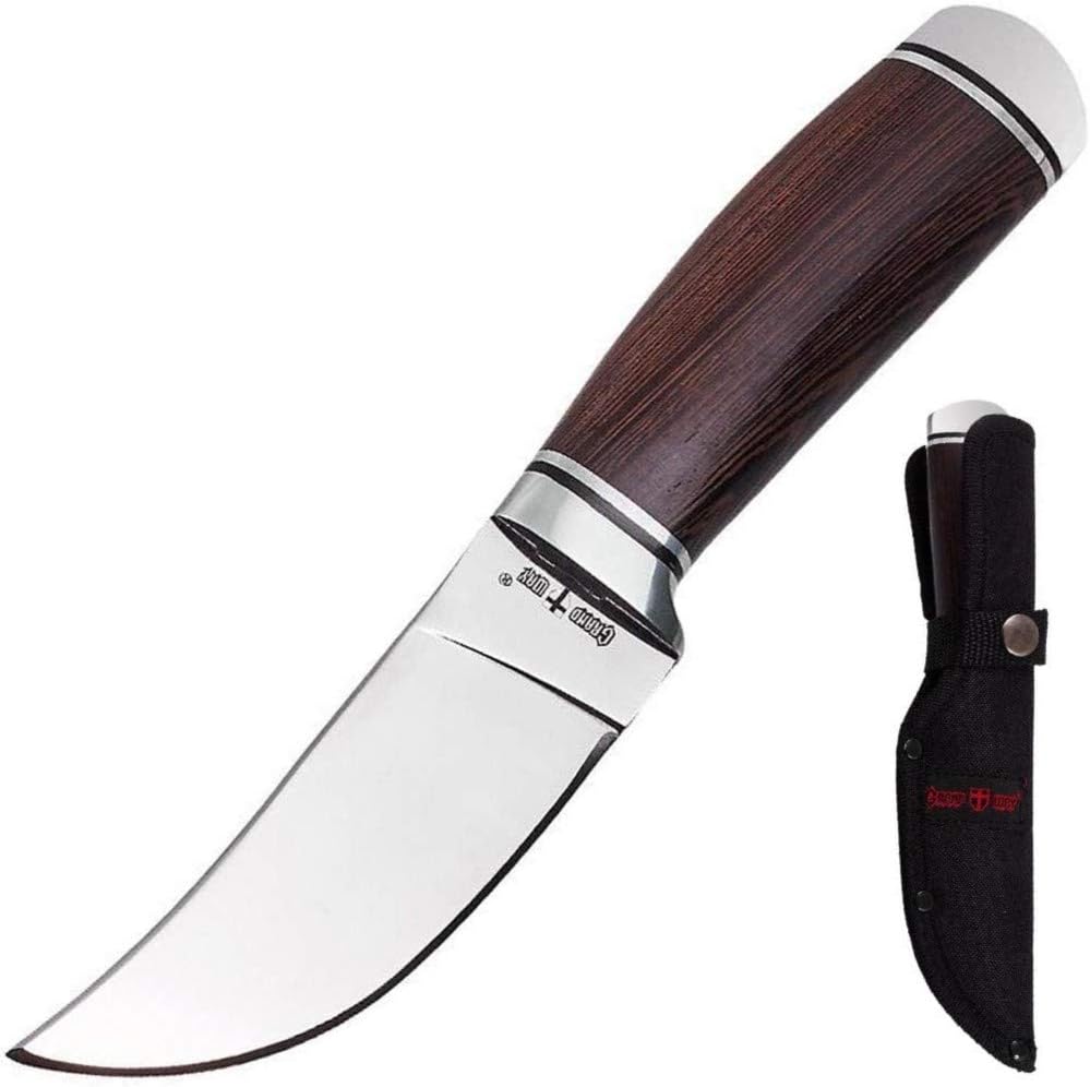 Leather Sheath Rugged Details about   7” Stainless Steel Skinner SHARP Camel Bone Handle 