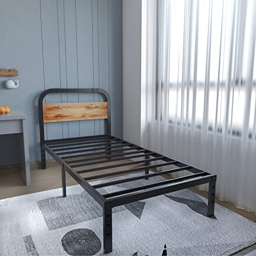 Twin Bed Frame With Headboard, Metal Bed Frames Squeak