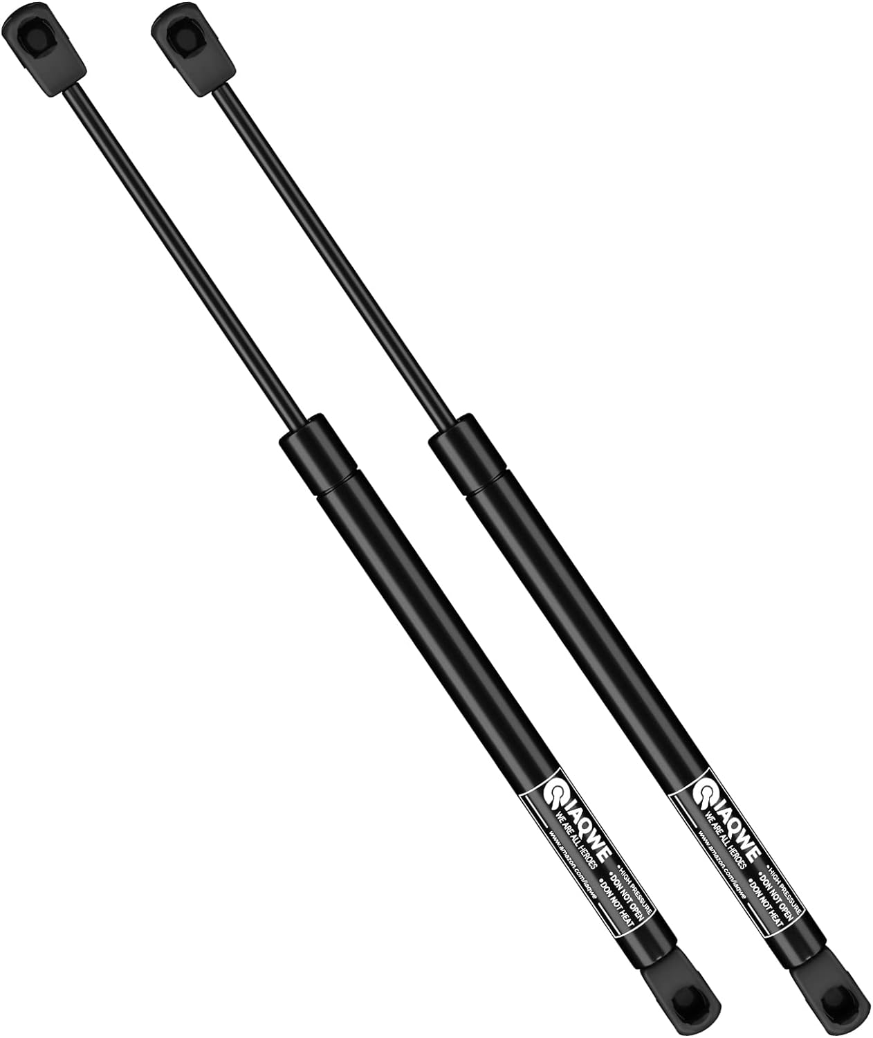 NB-AERO 2ea Gas Shocks for Truck Topper door Gas Struts Gas Shocks Gas Springs Gas lifts 15.25 extended length x 9.5 compressed length x 90 LB Pressure