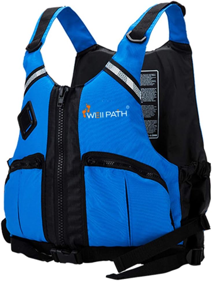 Safety Buoyancy Aid Sailing Fishing Kayak Life Jacket Blue Adult Size In Stock 