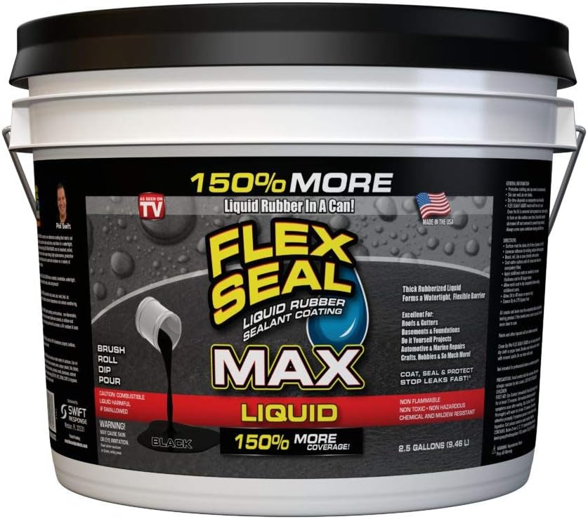 Flex Seal Liquid Max 2 5 Gal, Will Flex Seal Stop Basement Leaks