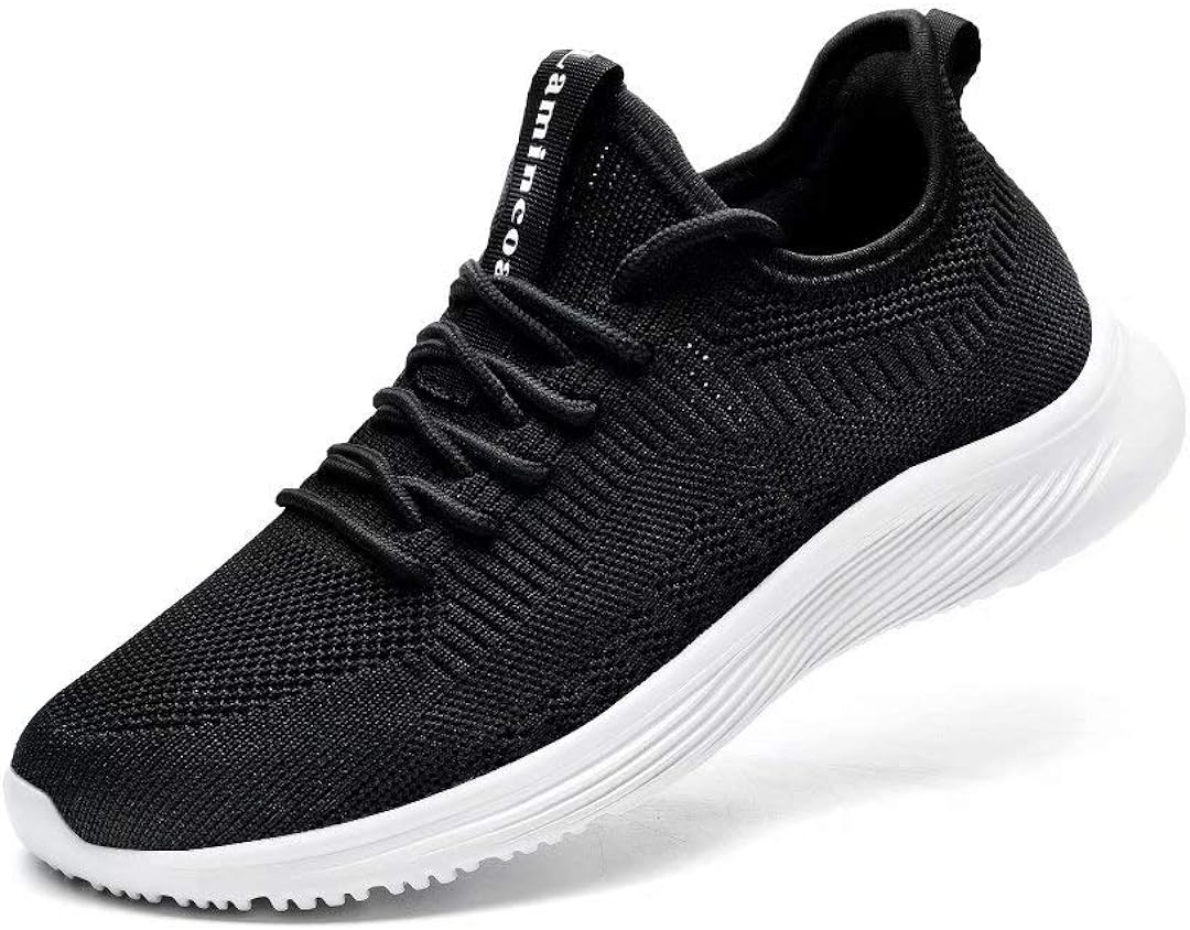 Lamincoa Mens Tennis Sneakers Slip On Lightweight Athletic Fashion Casual Breathable Shoes for Walking Running Jogging Fitness