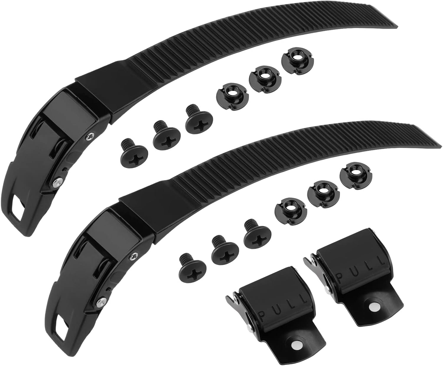 4 Pieces Replacement Inline Roller Skating Strap with Screws Parts Accessory 