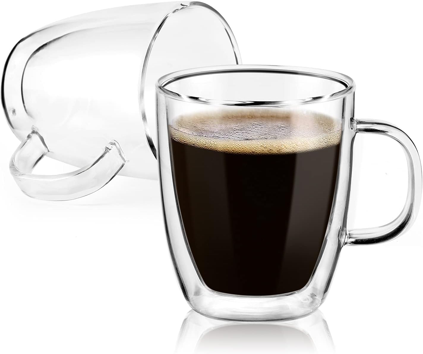 400ml Ceramic Coffee Mugs Tea Cups Latte Hot Drinks Glasses Cappuccino PACK OF 6 