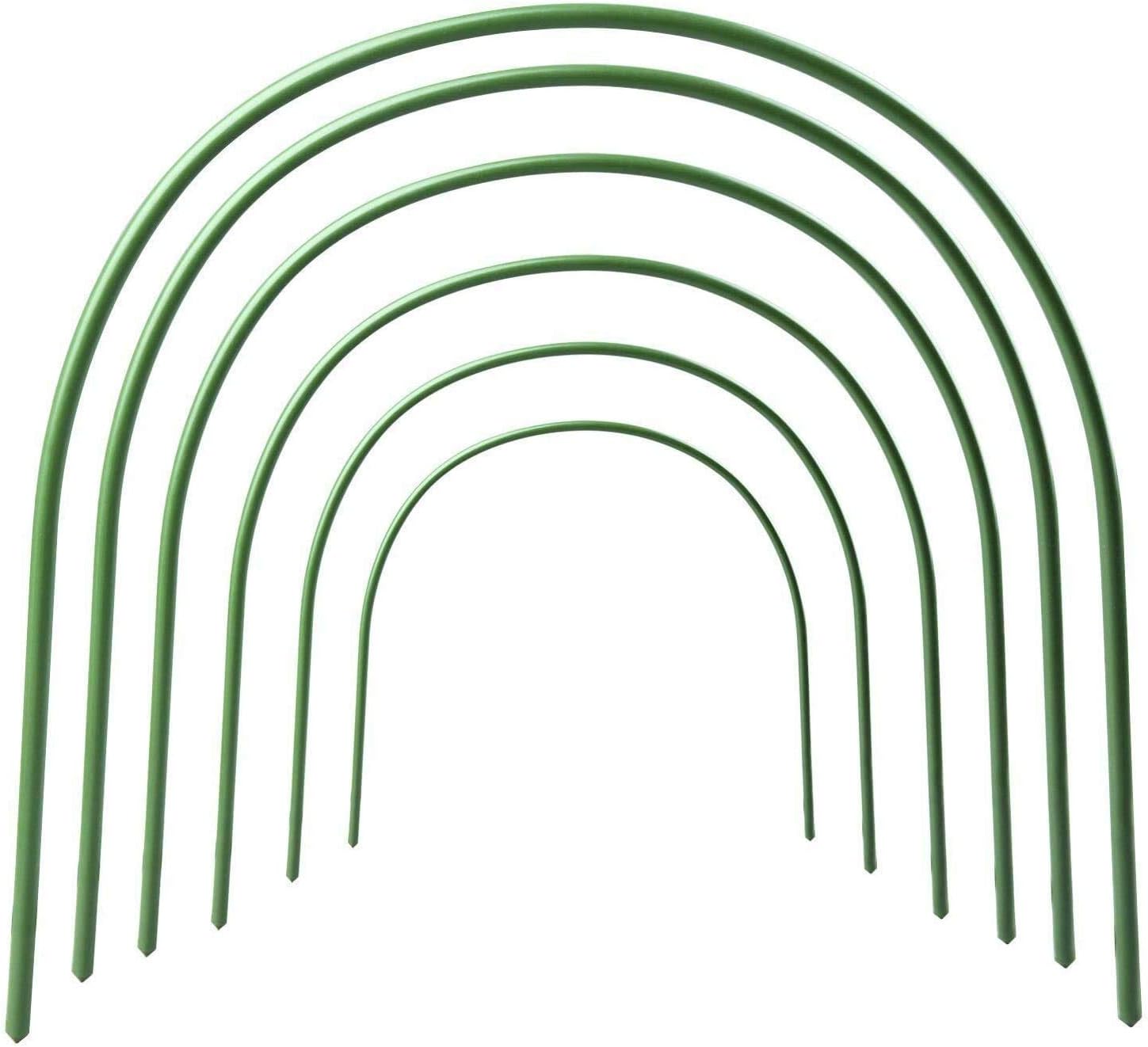 Plastic Coated Light Steel Bamboo Canes Plant Support 5ft x20
