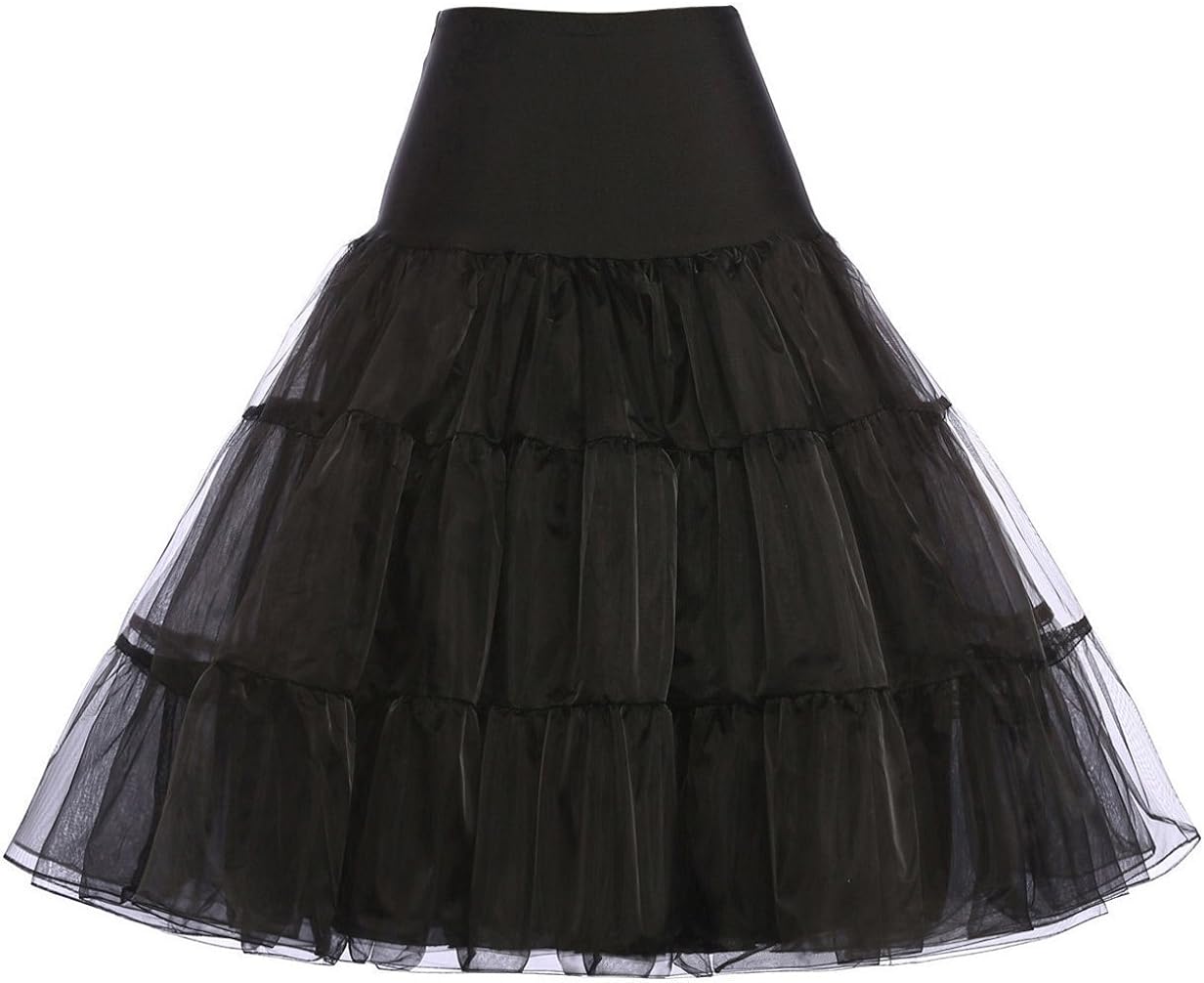 US Stock Swing Vintage Prom Crinoline Petticoat Women Skirts Silps TUTU 50s 