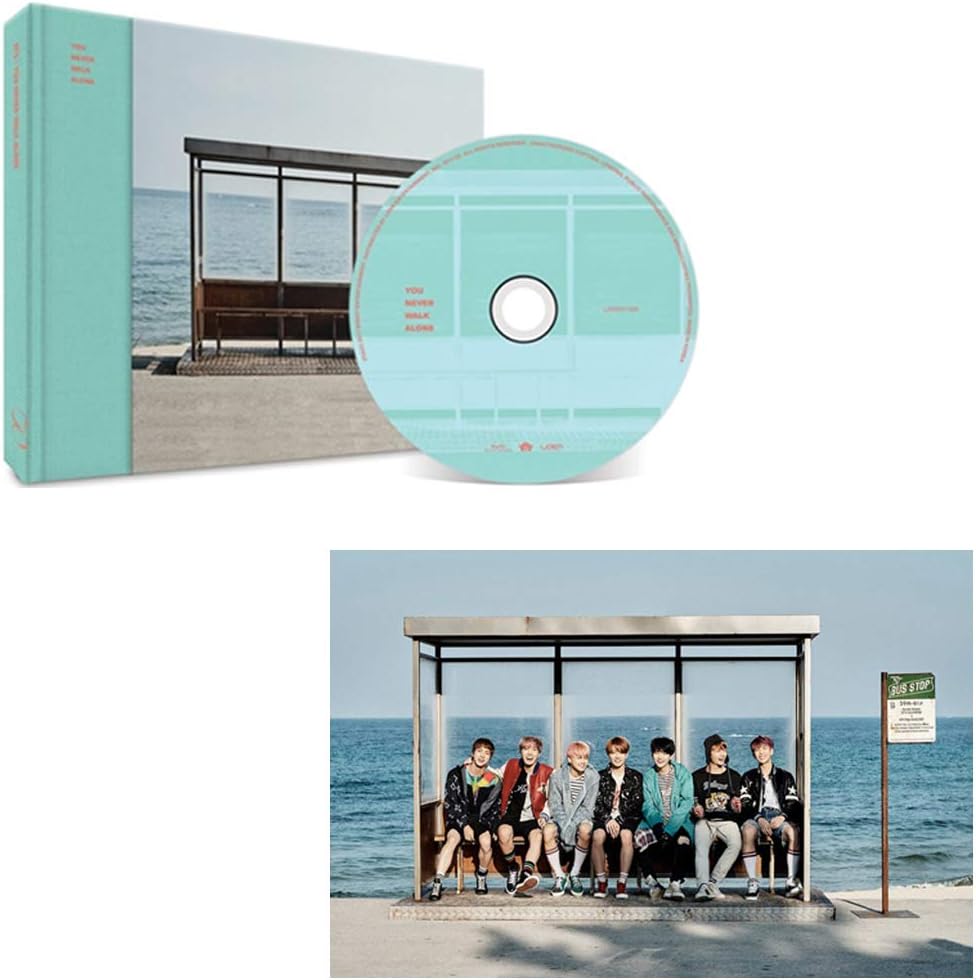 Left+Right Version Set BTS Wings You Never Walk Alone Bangtan Boys Music Extra 6 BTS Photocards Set Album 2 CDs+2 Posters+2 Photobooks+2 Photocards+Gift