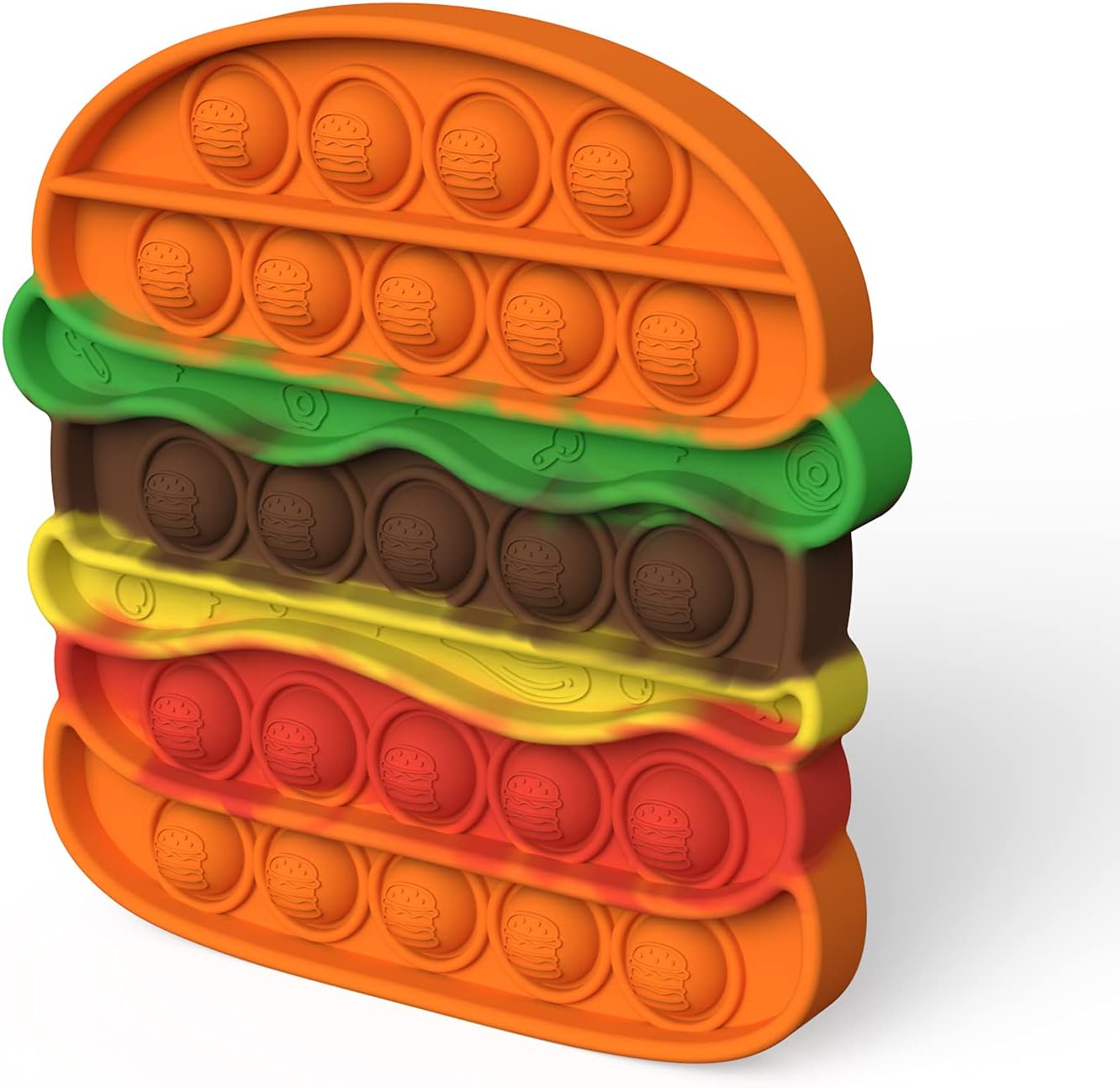 3PACK Popper Fidget Toys Set Hamburger+Fries+Cup Sensory Bubble Stress Relief UK 