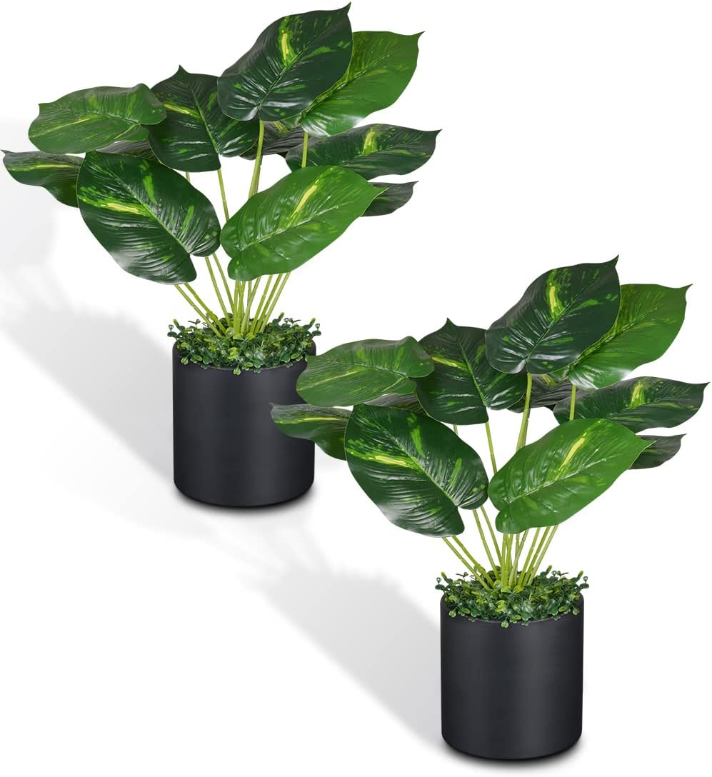 Details about   Artificial Plant Of Plastic With Pot Gift Green 27 x 23.1 x 9.8 Cm Pack Of 1 