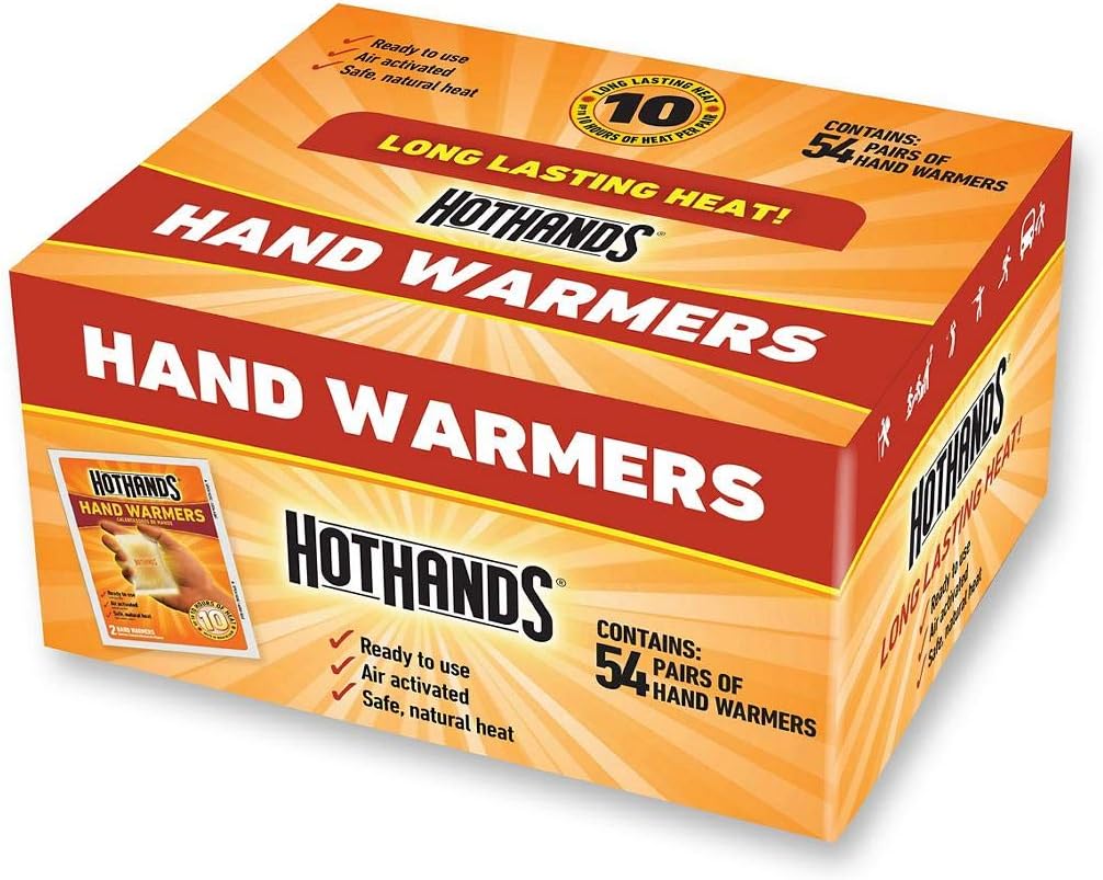 Hothands hand feet bodies warmers up to 10 hrs of heat convenient 2 pairs 