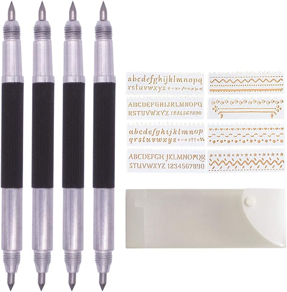 Engraving Pen Etching Tool Metal Glass Wood Jewelry DIY Engraver Pen Silver 