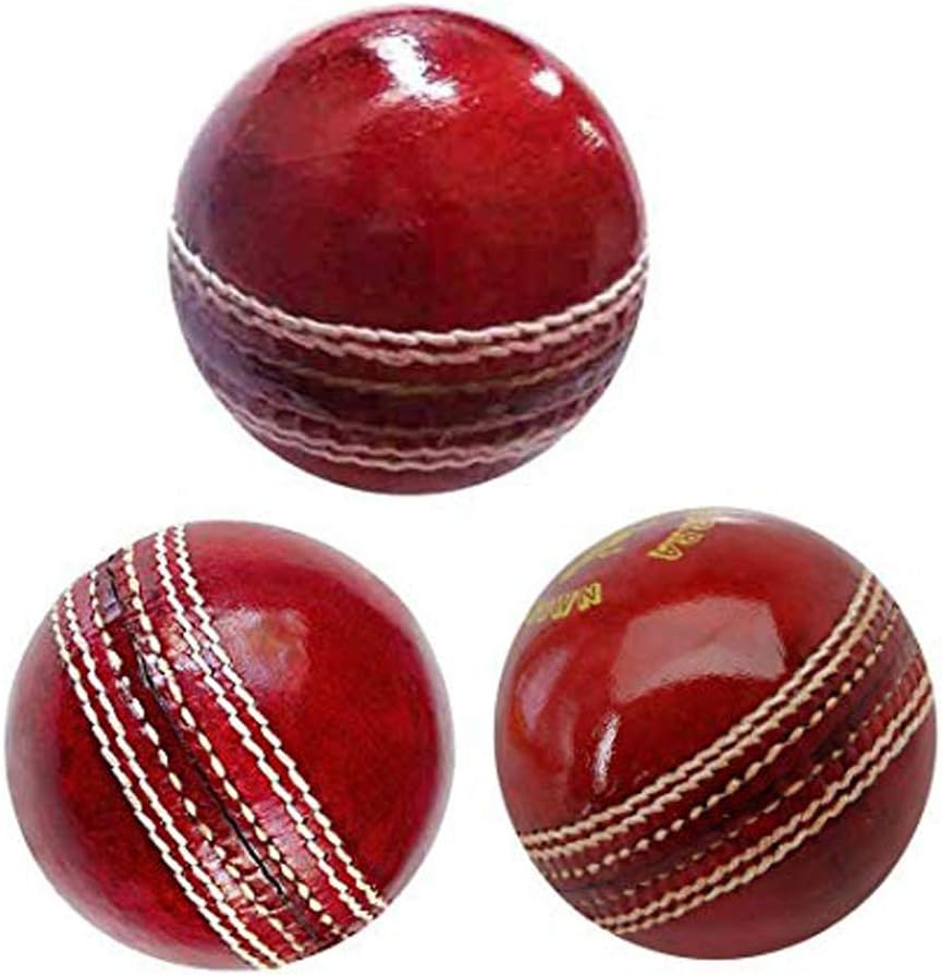 Test Quality Cricket Ball From Cow Hide Leather 5.5oz-A Grade Made In Pakistan 