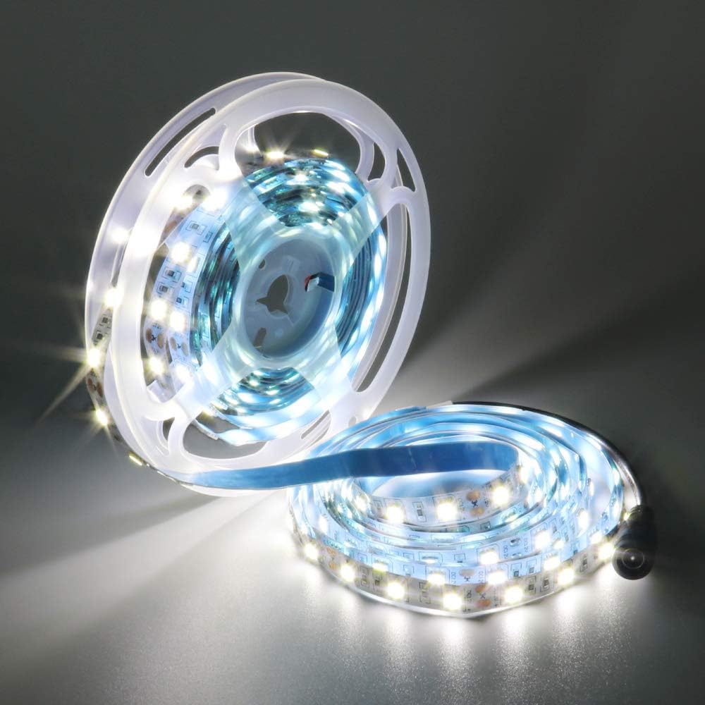 5M SMD 5050/3528 300 LEDs Flexible Strip Lights Xmas Party Decorative Blue White 