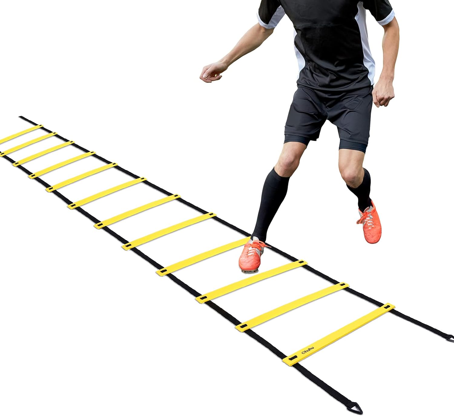 5 Rung Speed Agility Ladder Soccer Football Fitness Feet Training 2 Meter 