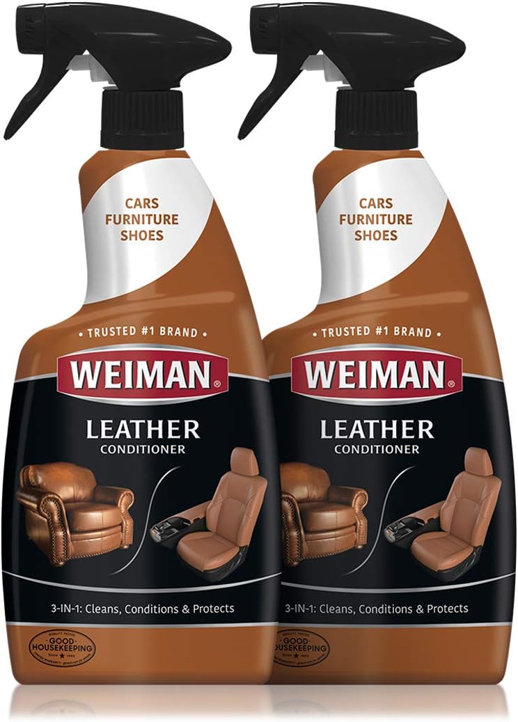 Weiman Leather Cleaner And Conditioner 22 Ounce 2 Pack Non Toxic Res Surfaces Ultra Violet Protectants Help Prevent Ing Or Fading Of Furniture Car Seats Shoes In Stan B07jbpbzrv - What Does Leather Conditioner Do For Car Seats