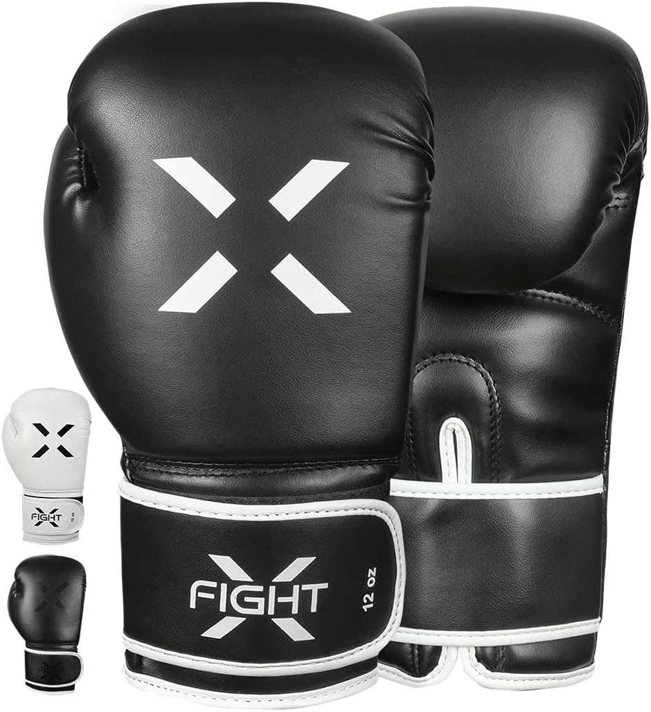 Boxing Gloves Sparring MMA Punch Bag Mitt Fight Training Fighter Size 10 to 16oz 