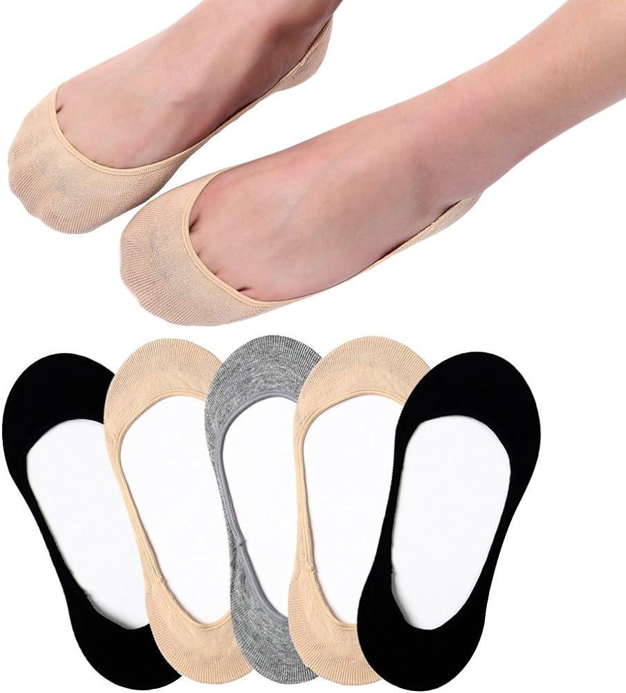 Women Soft Elastic Jacquard Lace No-show For Heels Flats Boat Socks Free SizeJB 