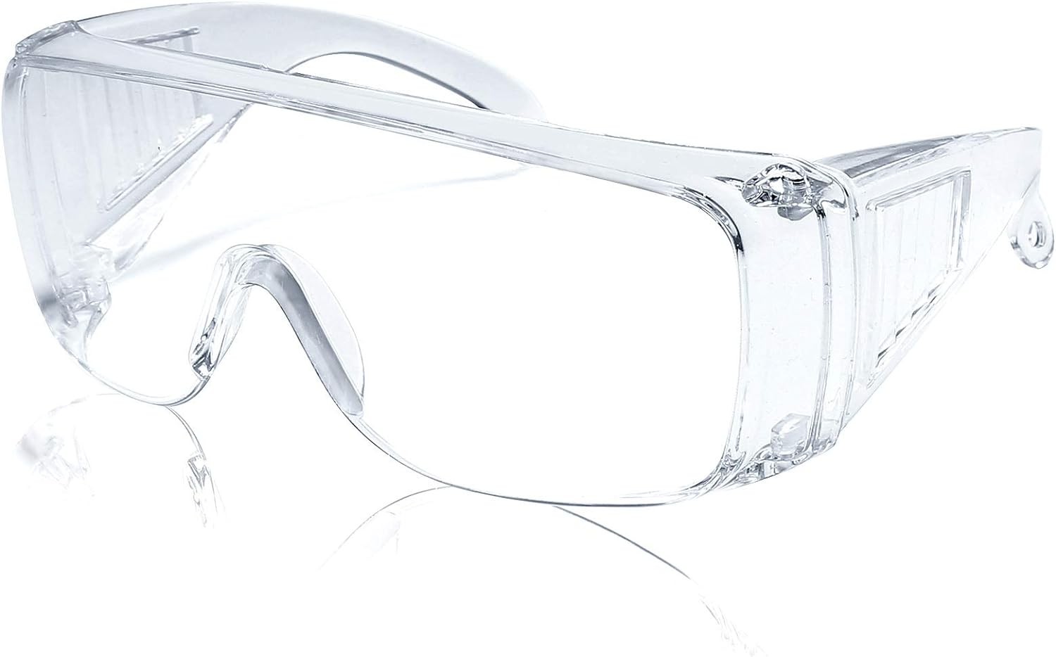 Details about   Transparent Safety Goggles Over Glasses Anti-Fog Clear Eye Protective PC Shield 