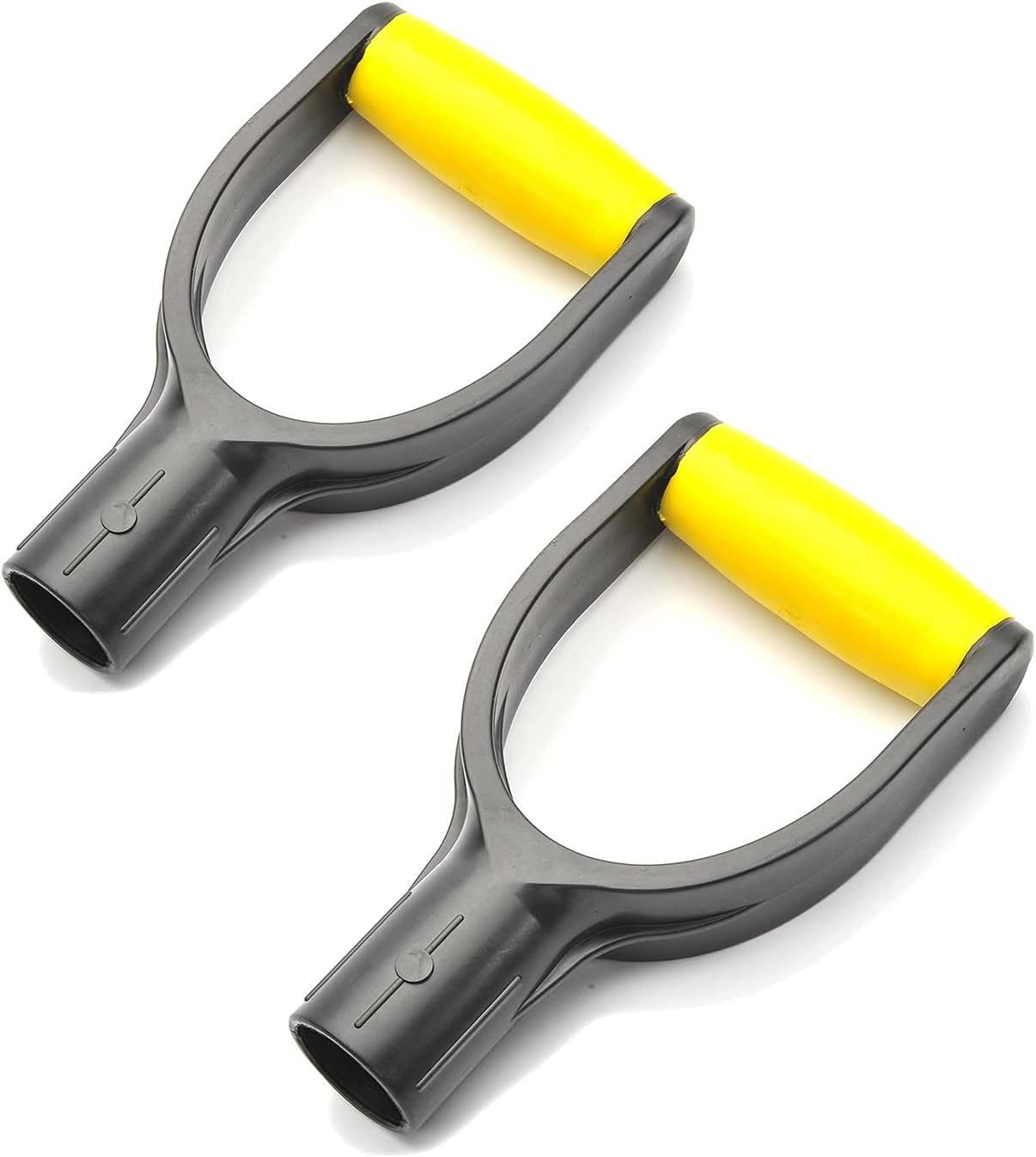 U type Black Plastic Snow Shovel Replacement D Grip Spade Top Handle