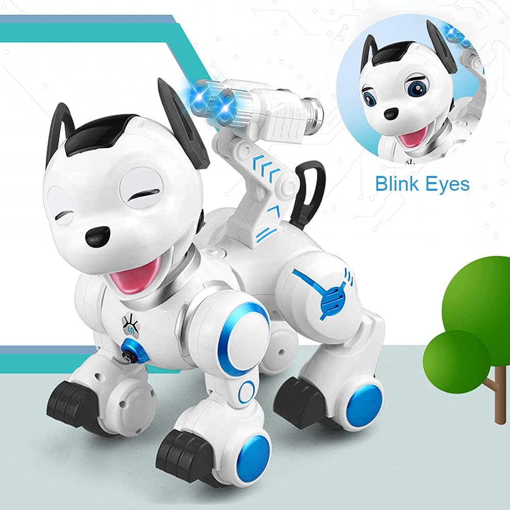 RC Wow Dog Sing Dance Walking Remote Control Robot Dog Electronic Pet Kids Toy 