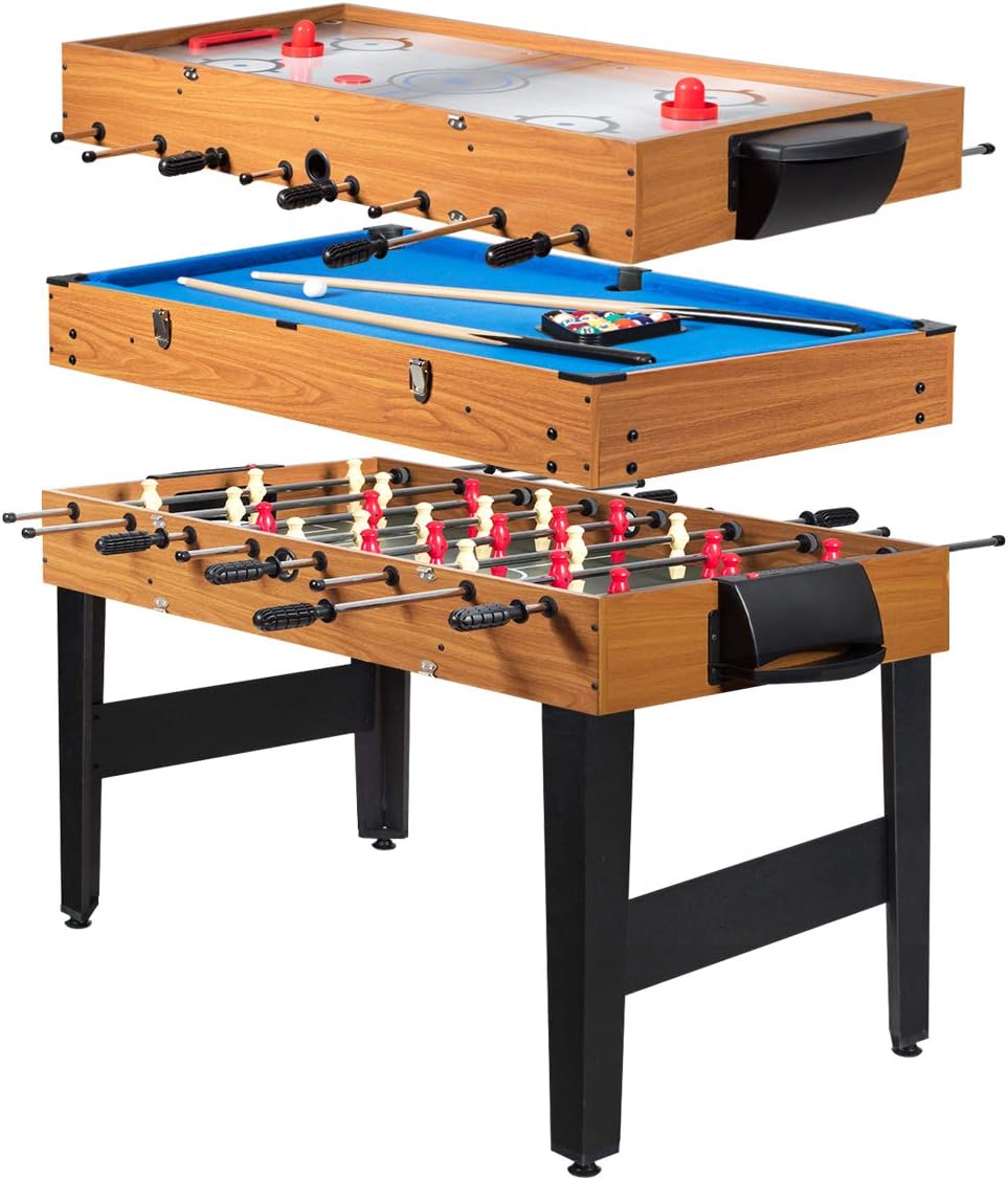 Foosball Soccer Table Family Game Night Fun Arcade Indoor Play Complete 54 Inch 