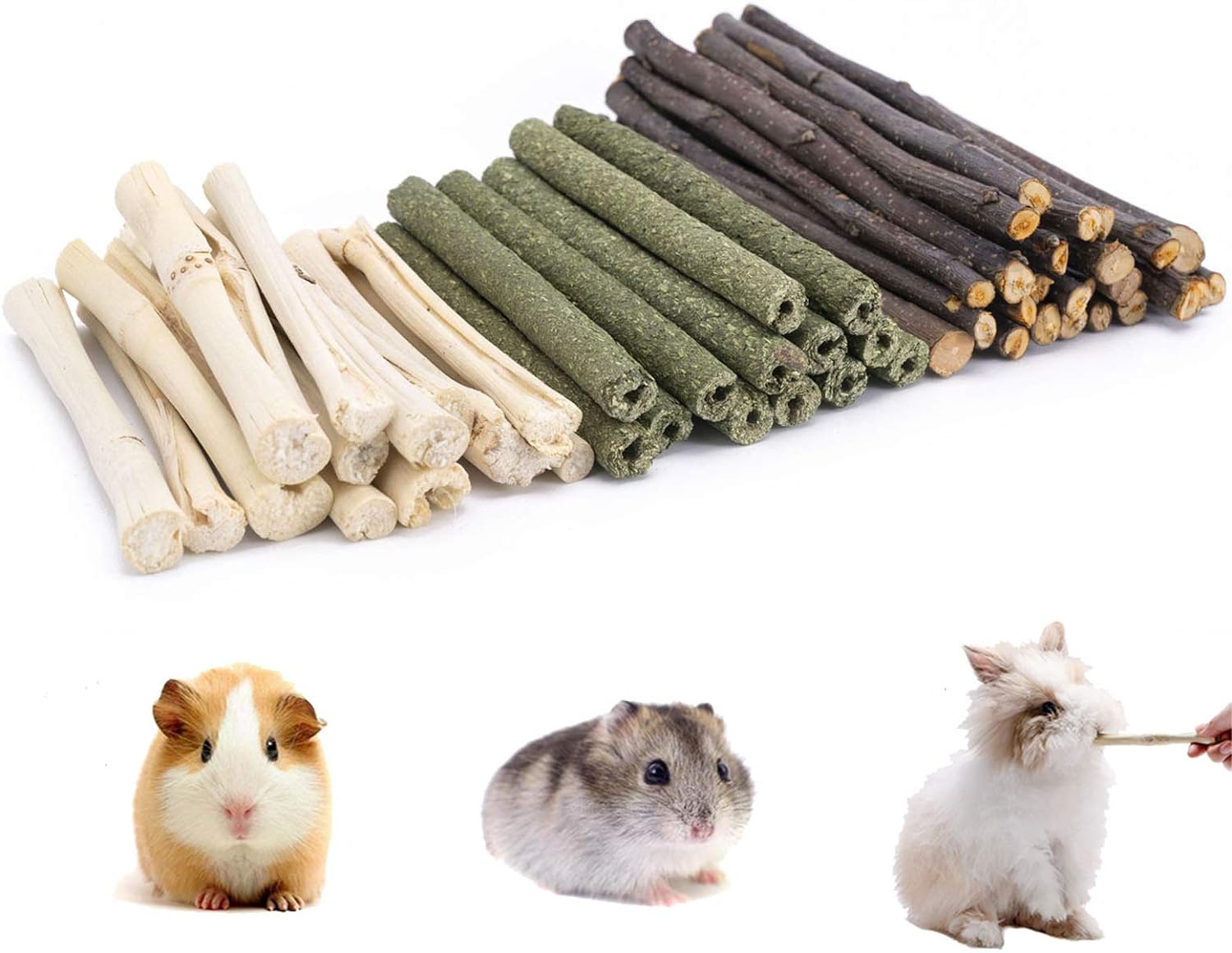 Hamster Bamboo Toys Swing for Small Pets Squirrel Guinea Pig Chinchilla Toys 
