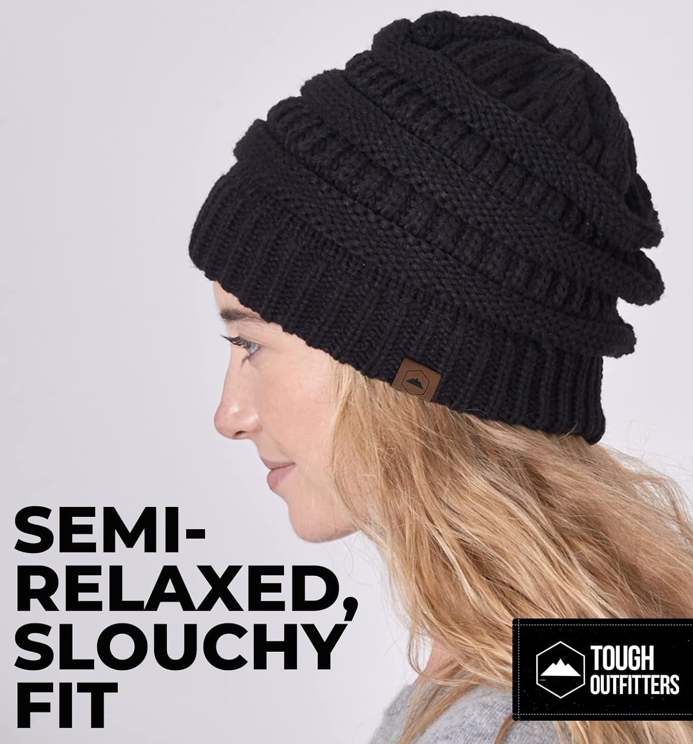 CLEARANCE SALE! Thick Short Clabe Knit Beanie Winter Ski Hat Skull Cap 