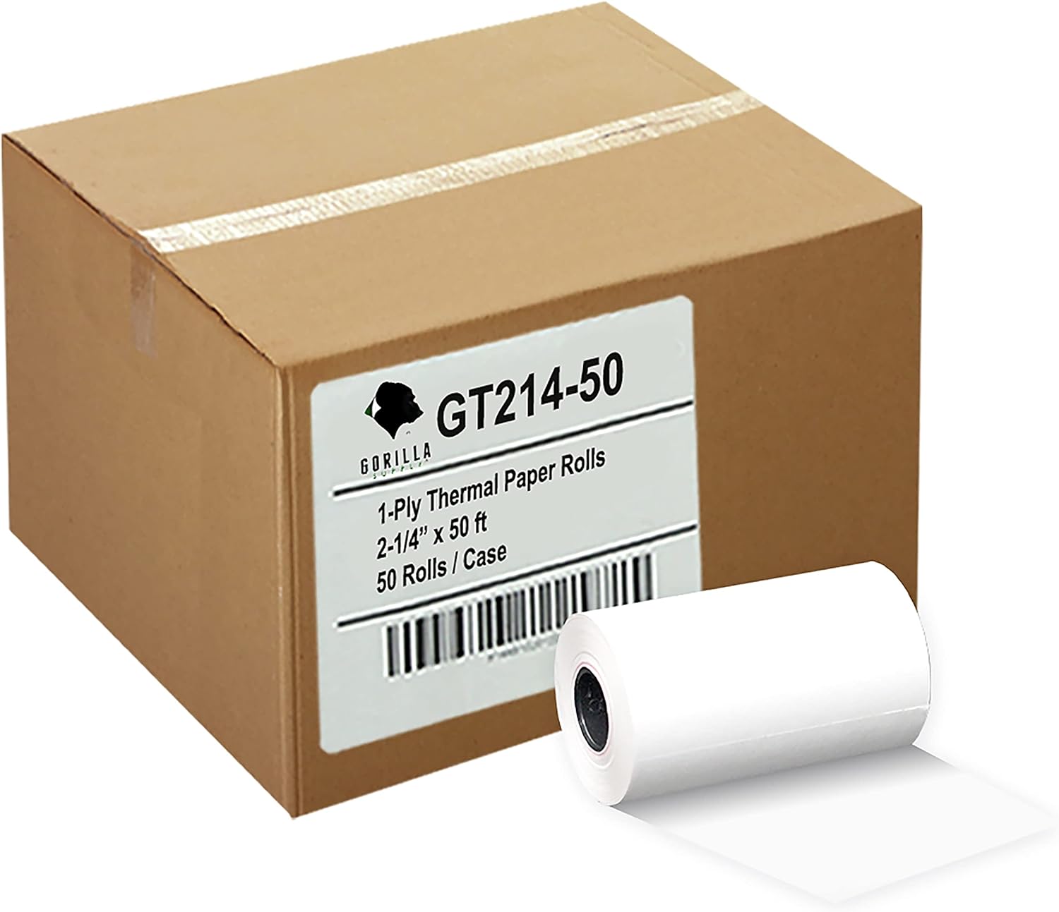 Thermal King 10 Rolls 2-1/4"x165' Thermal Paper Cash Register POS Receipt Paper