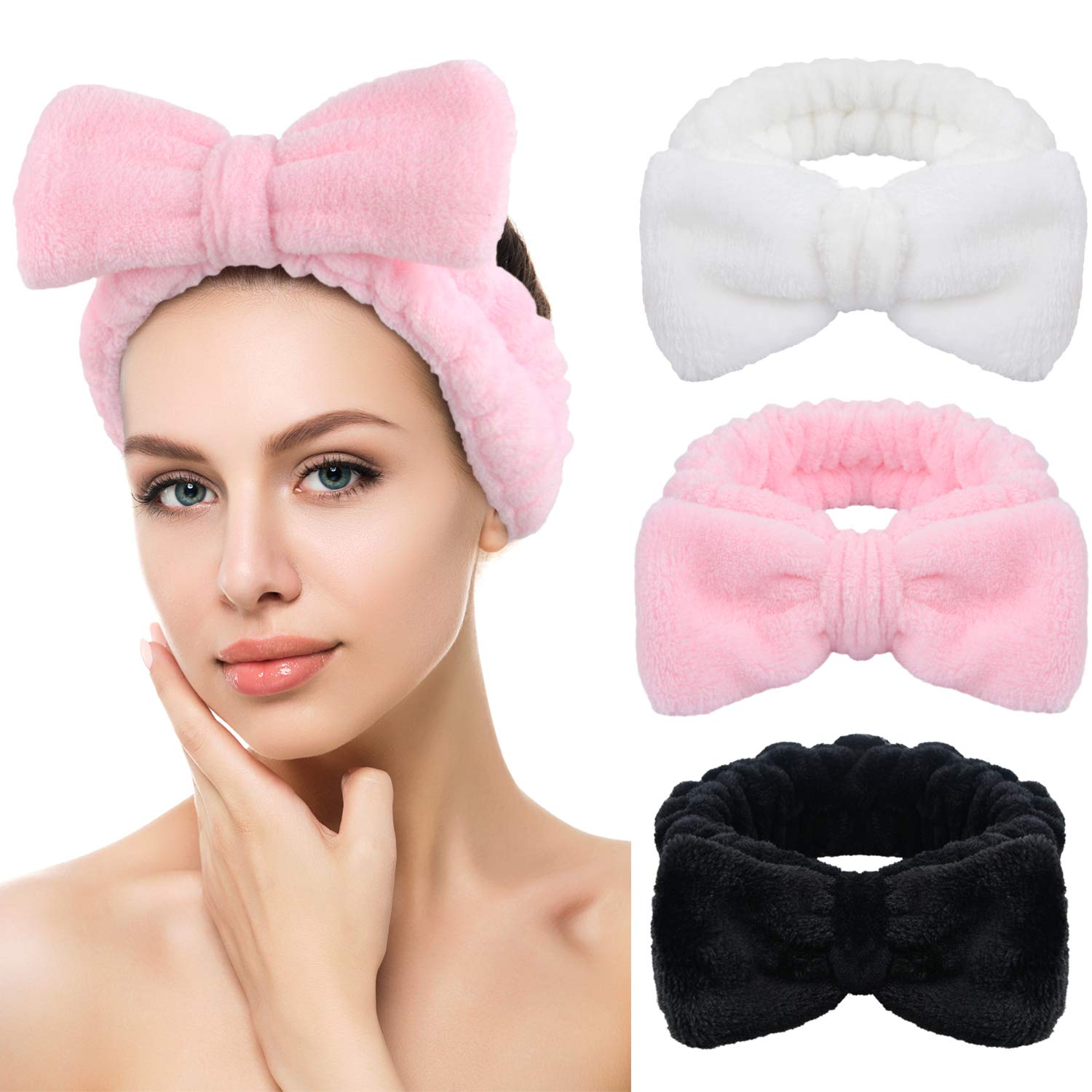 Cute Hair Band Face Washing Make Up Accessories Washing Tool Elastic Headband 6T
