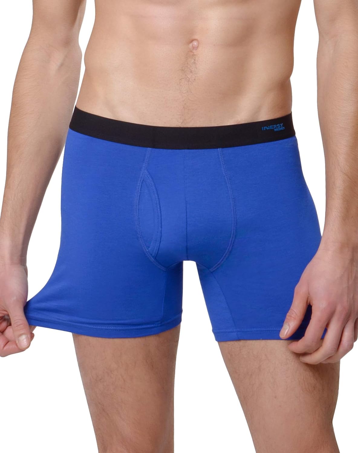 MEANIT Mens Boxer Briefs Underwear Comfortable Cotton Breathable Tagless Short Leg Boxers Brief for Men Boys 8 Pack 