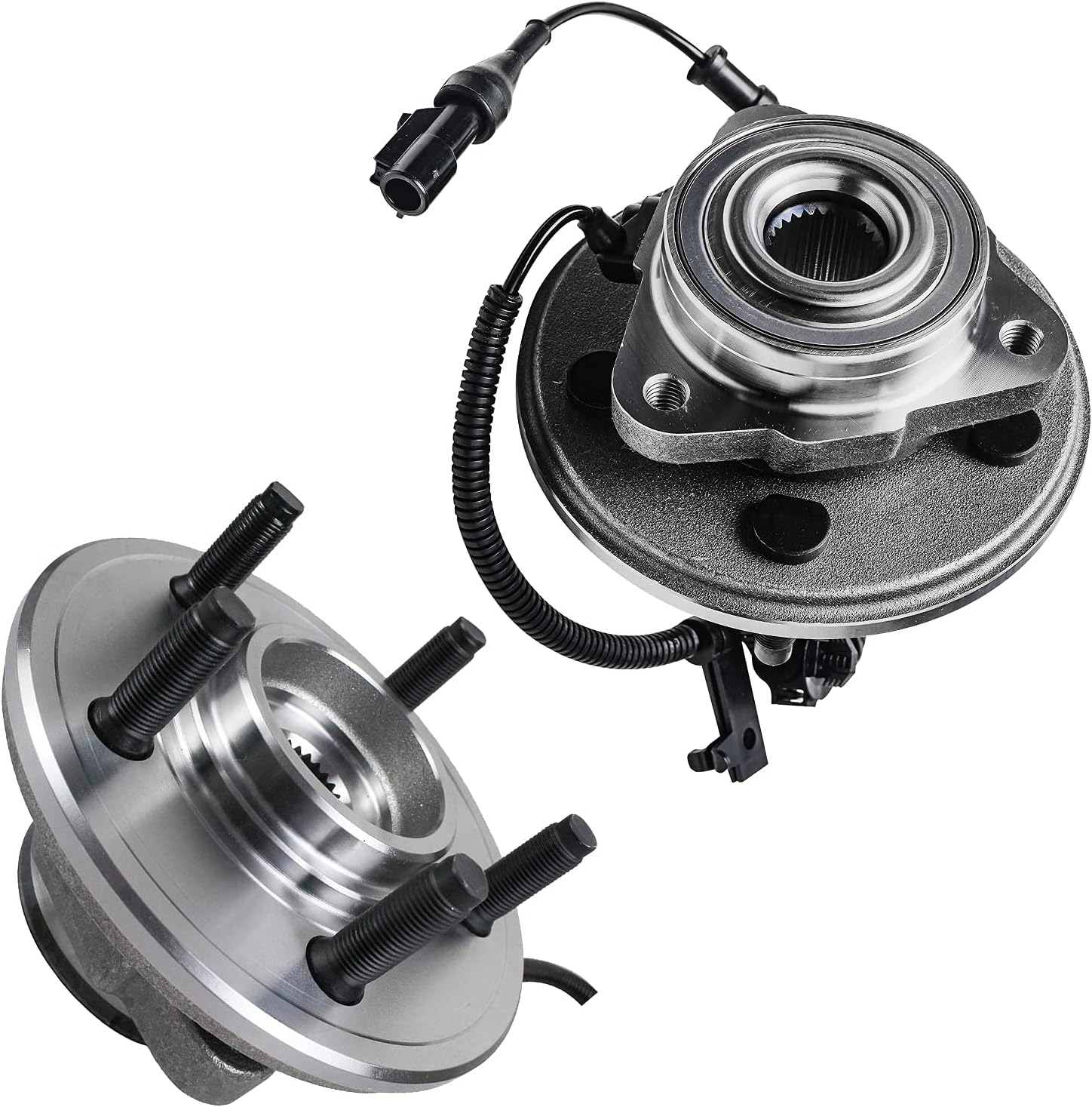 2 Front Wheel Bearing and Hub for 2006-2010 Ford Explorer Mercury Mountaineer